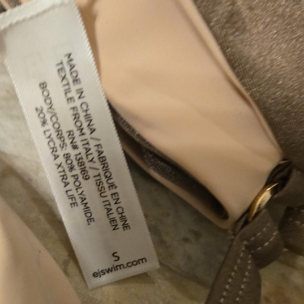 Italian Metallic Fawn S New NWT Bikini Set - Picture 5 of 6